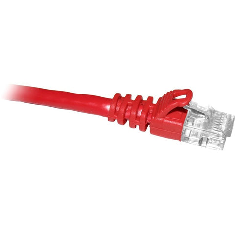 ENET Cat5e Red 5 Foot Patch Cable with Snagless Molded Boot (UTP) High-Quality Network Patch Cable RJ45 to RJ45 - 5Ft