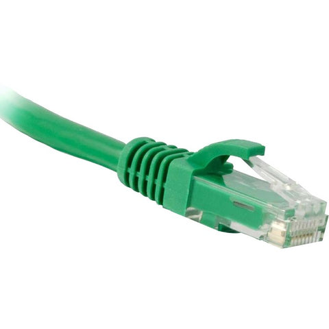 ENET Cat5e Green 14 Foot Patch Cable with Snagless Molded Boot (UTP) High-Quality Network Patch Cable RJ45 to RJ45 - 14Ft