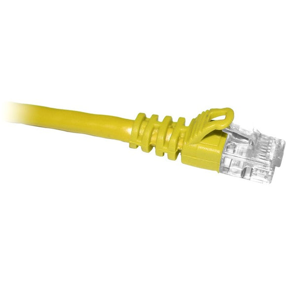 ENET Cat6 Yellow 3 Foot Patch Cable with Snagless Molded Boot (UTP) High-Quality Network Patch Cable RJ45 to RJ45 - 3Ft
