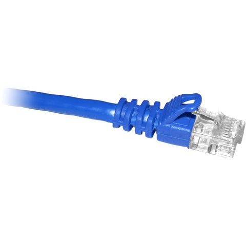 ENET Cat5e Blue 7 Foot Patch Cable with Snagless Molded Boot (UTP) High-Quality Network Patch Cable RJ45 to RJ45 - 7Ft