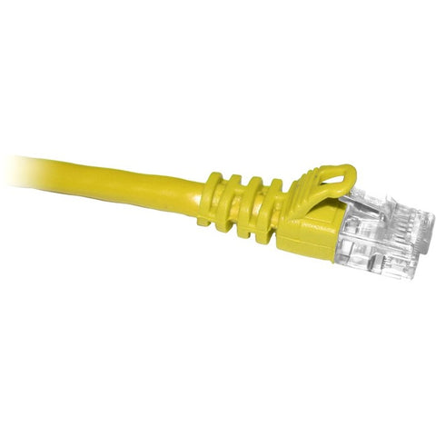 ENET Cat6 Yellow 25 Foot Patch Cable with Snagless Molded Boot (UTP) High-Quality Network Patch Cable RJ45 to RJ45 - 25Ft