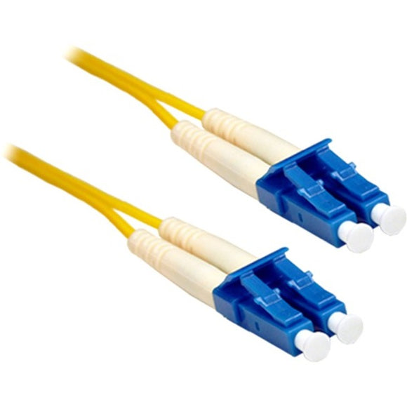 ENET 10M LC/LC Duplex Single-mode 9/125 OS1 or Better Yellow Fiber Patch Cable 10 meter LC-LC Individually Tested