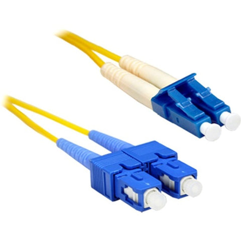 ENET 10M SC/LC Duplex Single-mode 9/125 OS1 or Better Yellow Fiber Patch Cable 10 meter SC-LC Individually Tested
