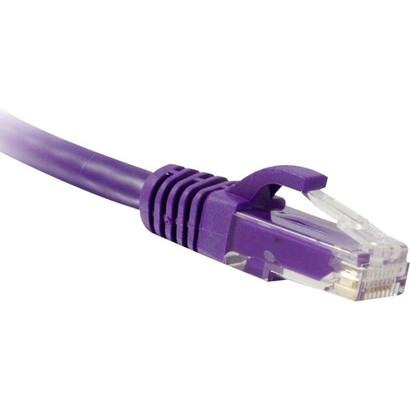 ENET Cat6 Purple 14 Foot Patch Cable with Snagless Molded Boot (UTP) High-Quality Network Patch Cable RJ45 to RJ45 - 14Ft
