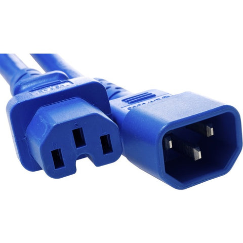 Unirise 2ft Blue Power Cord C14-C15