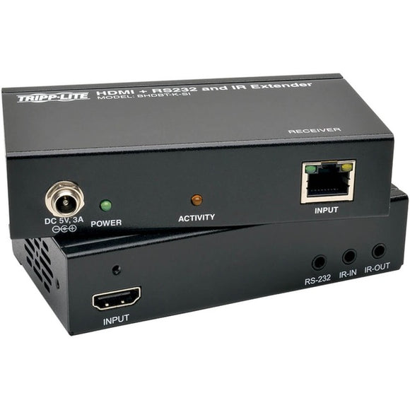 Tripp Lite HDBaseT HDMI Over Cat5e Cat6 Cat6a Extender Kit with Serial / IR Control 4K x 2K @ 24/30Hz 70m 230ft