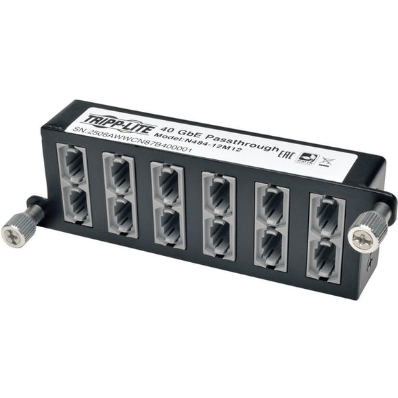Tripp Lite 40Gb Pass-Through Cassette (x12) 12-Fiber MTP/MPO ( Female )