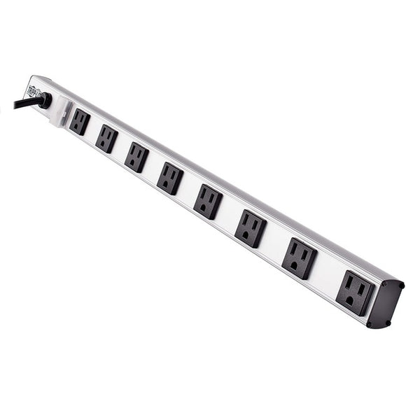 Tripp Lite Power Strip 8-Outlet Right Angle 5-15R 15ft Cord 24