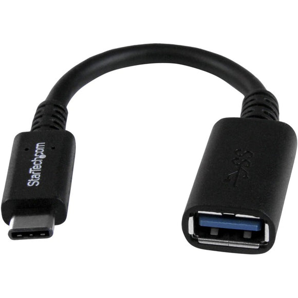 StarTech.com USB-C to USB Adapter - 6in - USB-IF Certified - USB-C to USB-A - USB 3.1 Gen 1 - USB C Adapter - USB Type C
