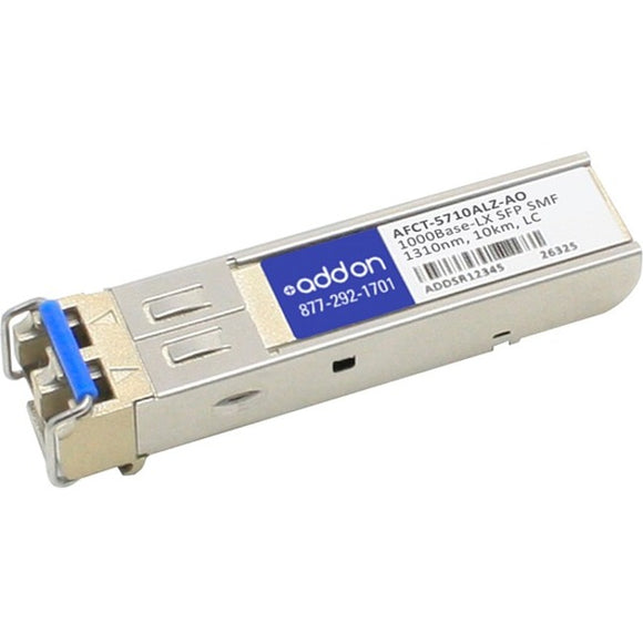 AddOn Avago AFCT-5710ALZ Compatible TAA Compliant 1000Base-LX SFP Transceiver (SMF, 1310nm, 10km, LC)