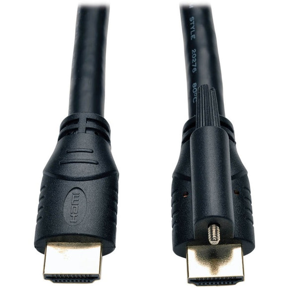 Tripp Lite 6ft High Speed HDMI Cable with Ethernet and Locking Connector Ultra HD 4K x 2K M/M 6'