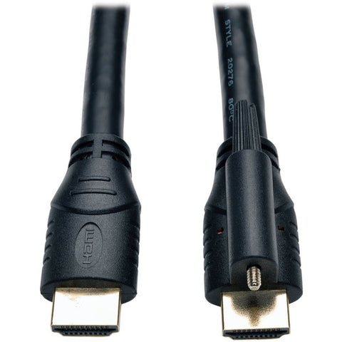 Tripp Lite 10ft High Speed HDMI Cable with Ethernet and Locking Connector Ultra HD 4K x 2K M/M 10'