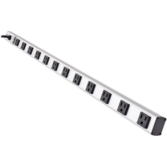 Tripp Lite Power Strip 12-Outlet Right Angle 5-15R 15ft Cord 36in Length
