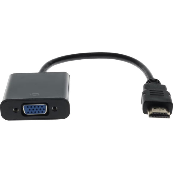 5PK Lenovo 701943-001 Comp HDMI 1.3 Male to VGA Female Black Active Adapters Which Includes Micro USB Port For Resolution Up to 1920x1200 (WUXGA)