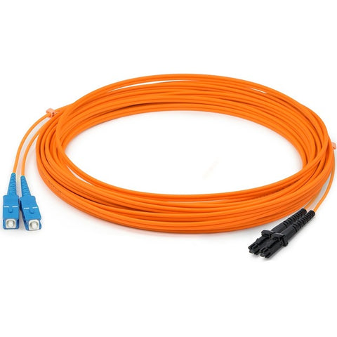 AddOn 2m MT-RJ (Male) to SC (Male) Orange OM1 Duplex Fiber OFNR (Riser-Rated) Patch Cable