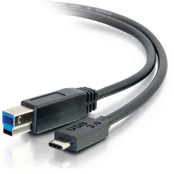 C2G 10ft USB C to USB B Cable - USB 3.2 - 5Gbps - M/M