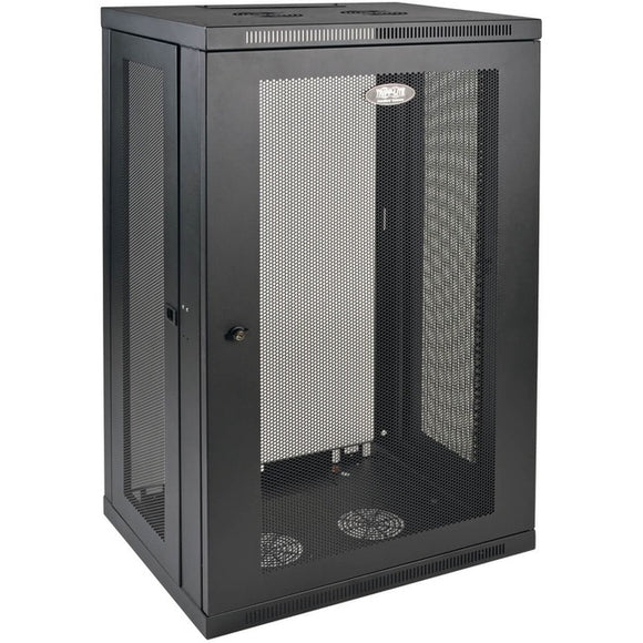 Tripp Lite 21U Wall Mount Rack Enclosure Server Cabinet w/ Door and Side Panels