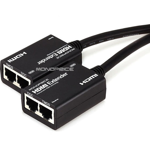Monoprice, Inc. Hdmi Extender Over Cat5e Or Cat6 Connection Up To 98ft