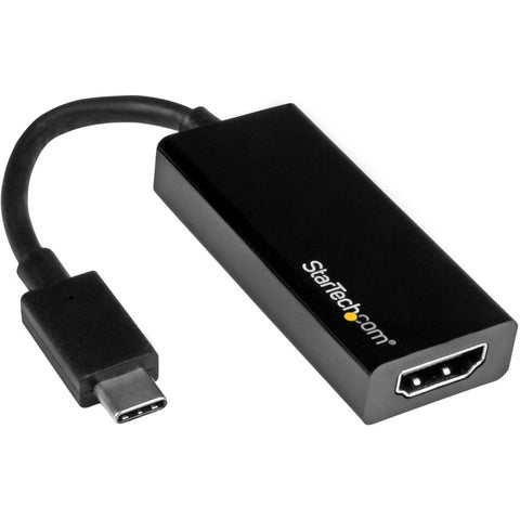 StarTech.com - USB-C to HDMI Adapter - 4K 30Hz - Black - USB Type-C to HDMI Adapter - USB 3.1 - Thunderbolt 3 Compatible