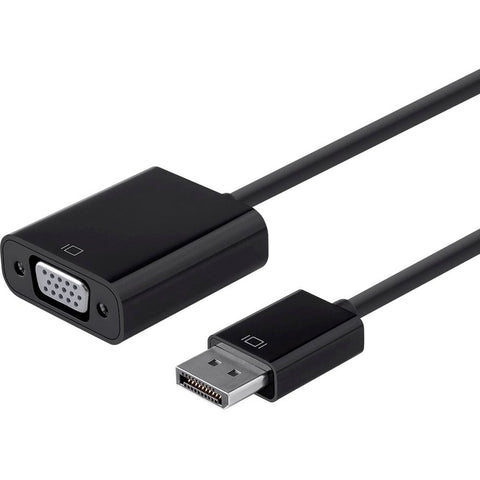 Monoprice DisplayPort 1.2a to VGA Active Adapter, Black