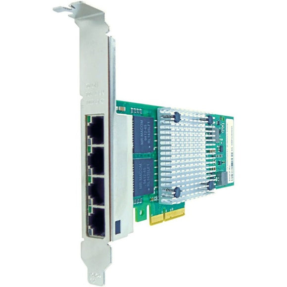 Axiom 10/100/1000Mbs Quad Port RJ45 PCIe x4 NIC Card for IBM - 49Y4240