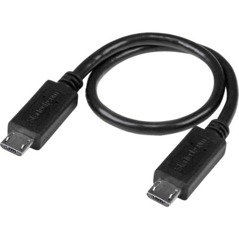 StarTech.com 8in USB OTG Cable - Micro USB to Micro USB - M-M - USB OTG Adapter - 8 inch - SystemsDirect.com