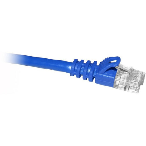 ENET Cat5e Blue 1 Foot Patch Cable with Snagless Molded Boot (UTP) High-Quality Network Patch Cable RJ45 to RJ45 - 1Ft