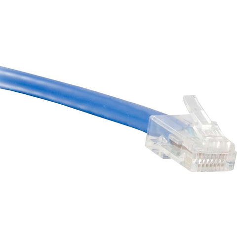 ENET Cat5e Blue 2 Foot Non-Booted (No Boot) (UTP) High-Quality Network Patch Cable RJ45 to RJ45 - 2Ft