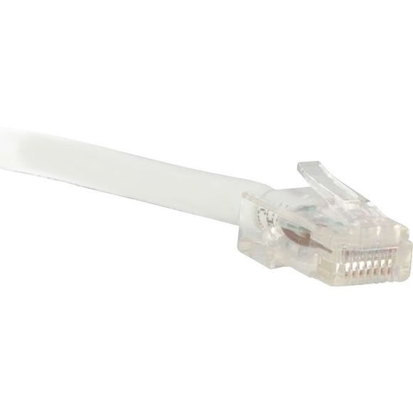 ENET Cat5e White 2 Foot Non-Booted (No Boot) (UTP) High-Quality Network Patch Cable RJ45 to RJ45 - 2Ft