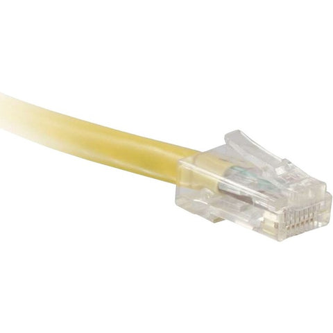 ENET Cat6 Yellow 1 Foot Non-Booted (No Boot) (UTP) High-Quality Network Patch Cable RJ45 to RJ45 - 1Ft
