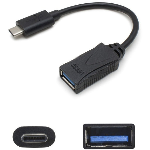 AddOn USB 3.1 (C) Male to USB 3.0 (A) Male Black Adapter