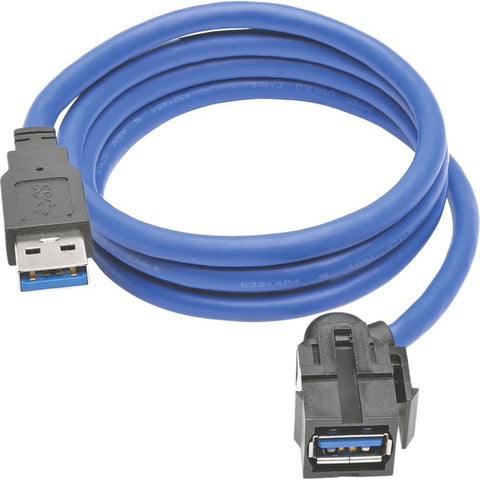 Tripp Lite USB 3.0 Superspeed Keystone Jack Type-A Extension Cable M/F 3 ft
