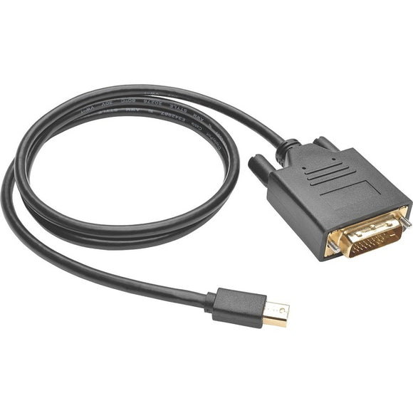 Tripp Lite 3ft Mini DisplayPort to DVI Adapter Active Converter mDP to DVI 1920 x 1080 DPort 1.2 M/M
