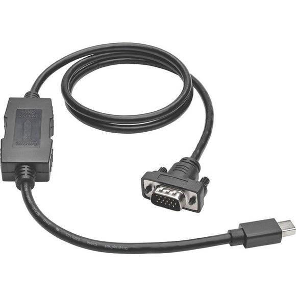 Tripp Lite 3ft Mini DisplayPort to VGA Adapter Active Converter mdp to VGA 1920 x 1200 DPort 1.2 M/M
