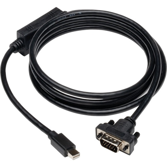 Tripp Lite 10ft Mini DisplayPort to VGA Adapter Active Converter mDP to VGA 1920 x 1200 DPort 1.2 M/M