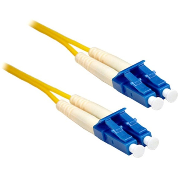 ENET 25M LC/LC Duplex Single-mode 9/125 OS1 or Better Yellow Fiber Patch Cable 25 meter LC-LC Individually Tested