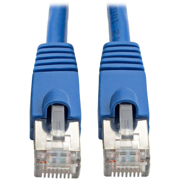 Tripp Lite 1ft Augmented CAT6a Shielded STP Snagless Patch Cable Blue 1'