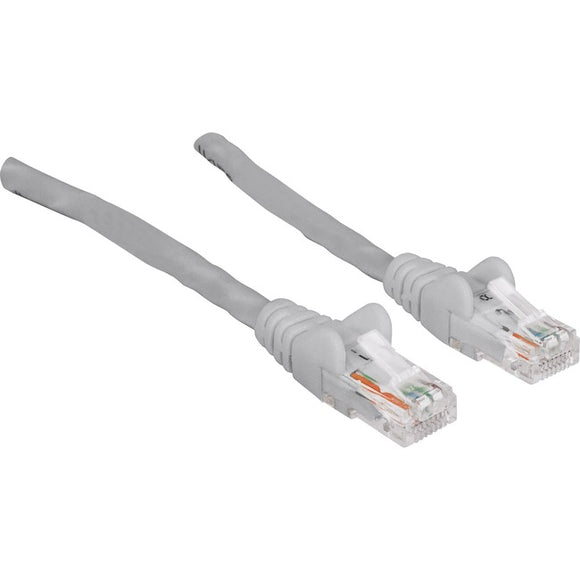 Intellinet Network Solutions Cat5e UTP Network Patch Cable, 1 ft (0.3 m), Gray