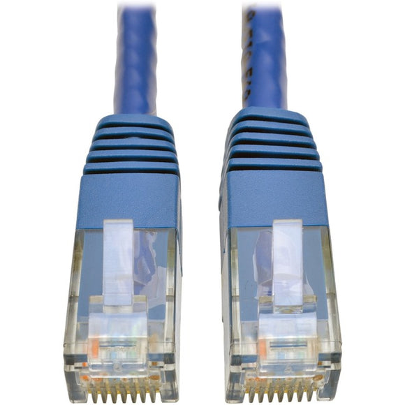 Tripp Lite 5ft Cat6 Gigabit Molded Patch Cable RJ45 M/M 550MHz 24 AWG Blue
