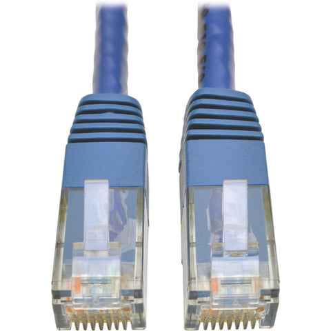 Tripp Lite 7ft Cat6 Gigabit Molded Patch Cable RJ45 M/M 550MHz 24 AWG Blue