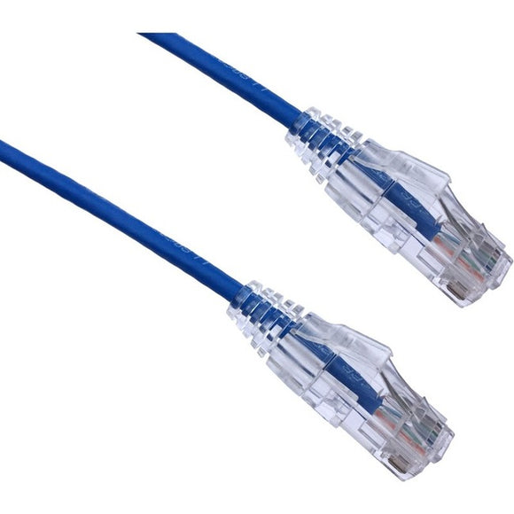 Axiom 1FT CAT6 BENDnFLEX Ultra-Thin Snagless Patch Cable 550mhz (Blue)