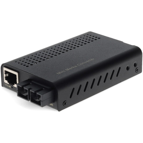 AddOn 10/100/1000Base-TX(RJ-45) to 1000Base-LX(SC) SMF 1310nm 20km Mini Media Converter