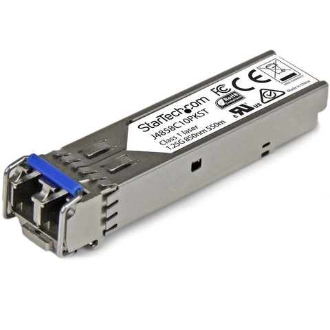 StarTech.com 10 pack HPE J4859C Compatible SFP Module 1000BASE-LX - 1GbE Gigabit Ethernet Single Mode/Multi Mode Fiber Transceiver - 10km