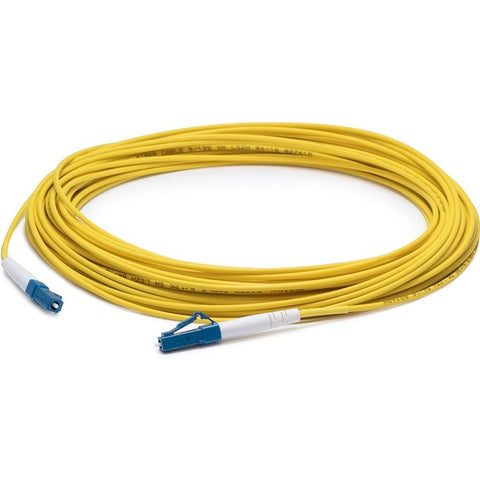AddOn 15m ALC (Male) to ALC (Male) Yellow OS2 Duplex Fiber OFNR (Riser-Rated) Patch Cable