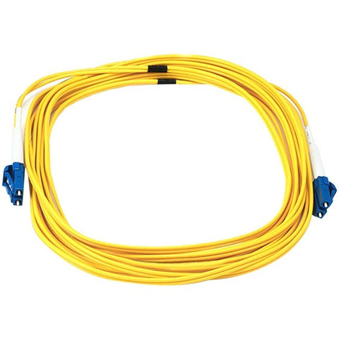 Monoprice Fiber Optic Cable, LC/LC, Single Mode, Duplex - 5 meter (9/125 Type) - Yellow
