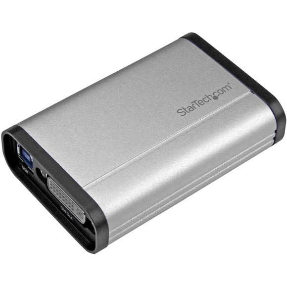 StarTech.com DVI Video Capture Card - 1080p 60fps Game Capture Card - Aluminum - Game Capture Card - HD PVR - USB Video Capture