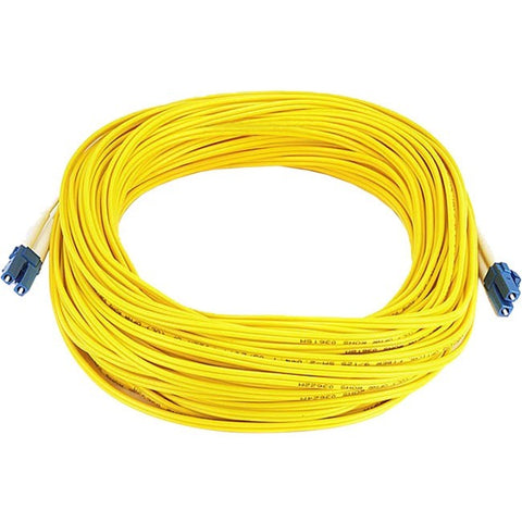 Monoprice Fiber Optic Cable, LC/LC, Single Mode, Duplex - 25 meter (9/125 Type) - Yellow