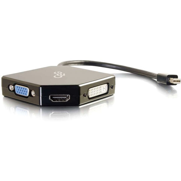 C2G Mini DisplayPor to HDMI, VGA or DVI Adapter - M/F