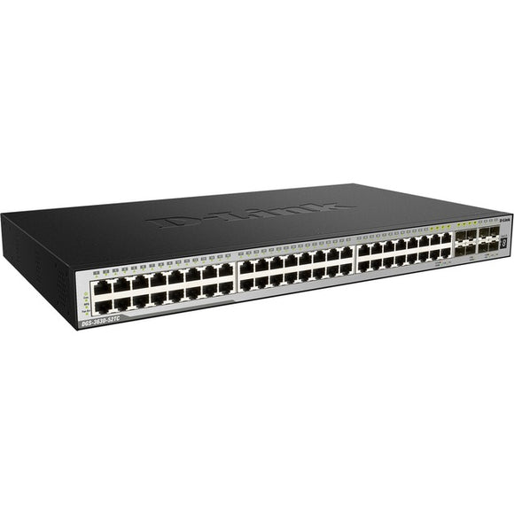 D-Link 52-Port Layer 3 Stackable Managed Gigabit Switch including 4 10GbE Ports
