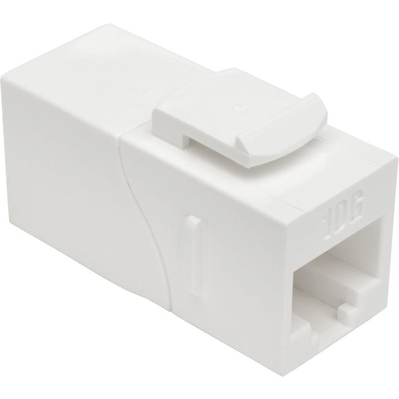 Tripp Lite Cat6a Straight Through Modular In Line Snap -In Coupler RJ45 F/F